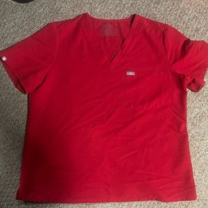 Figs winning red XXL Catarina top